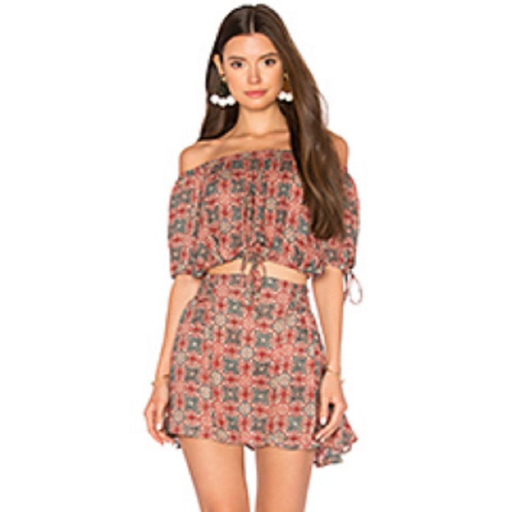 Free People Top and Skirt Set